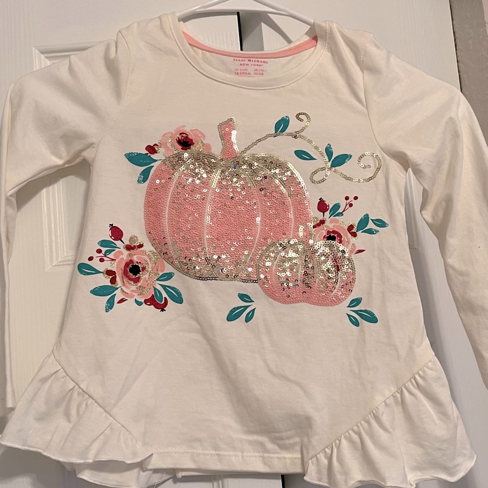 Girls size 5-6 Isaac Mizrahi sequin top